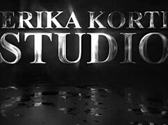 What does an 18yo titty teen do when she rides 4 big cocks at once for her first gangbang?