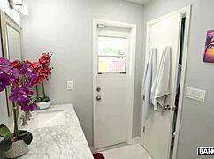 bangbros - violet starr cant get enough of riding this huge dick until she milks it dry in her mouth