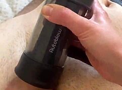 cock milking with vacuglide by autoblow