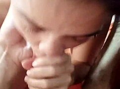 My beautiful latina girlfriend loves sucking my balls passionately