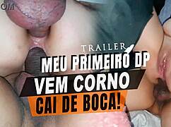 trailer minha primeira dp - arrombada na frente do marido corno cristina almeida
