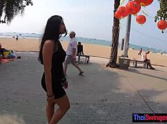 big ass teen amateur from thailand makes porno movie with big dick tourist