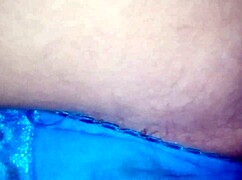 my wife's blue panties in the first part