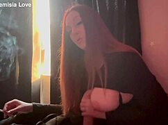 Hot Milf Artemisia Love Shows Big Boobs Smoking!