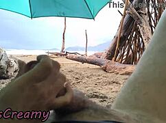 4K Public Handjobs On The Beach