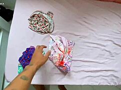 Hired this naughty maid who teased me with her short skirt?