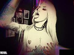 lola fae is a cum lover with a foot fetish