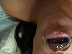 she sucked the head of my cock and my hairy balls a lot, it was so sloppy and wet