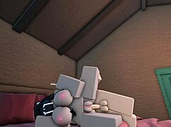 Fucking my wife in a cabin in roblox