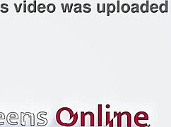 real 18 year old gives oily handjob