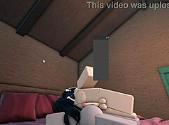 Fucking my wife in a cabin in roblox