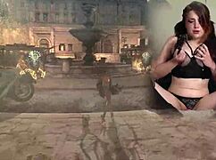 Lovense Gaming Bimbo Plays Bayonetta With Orgasmic Masturbation