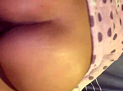 Latina Wife's Homemade Cowgirl Ride Before Bed