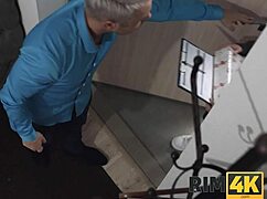 Rim4k Amazing Rimming Action Performed by Lustful Delivery Babe.