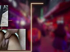 i creampied this sexy asian teen 18+ with my white cock in interracial pov action. her big tits bounced while riding, then doggystyle bent over.