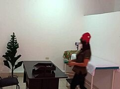 Nurse Caught Decorating Doctor's Office Gets Super Sexy In Hospital