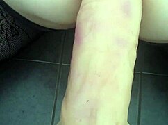 i stretch my ass with a dildo.