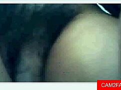 a sexy teen performs an intimate masturbation session on webcam