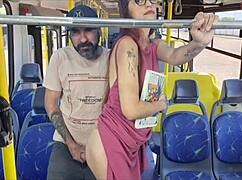 Wow, Student Getting Fucked By Old Man On Public Bus!