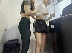 Stripping Best Friend's Dirty Shorts