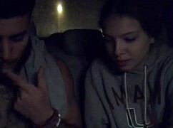 Fucking her raw pussy to creampie after donuts 😋