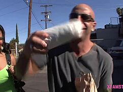 Little amateur stepsister sucks cumshot eagerly