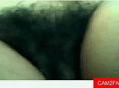 a sexy teen performs an intimate masturbation session on webcam