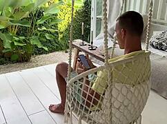 i-i got tricked and fucked by the snake catcher, squirting and swallowing cum