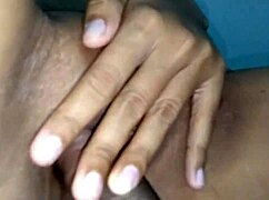 teasing friend's tight pussy to intense climax