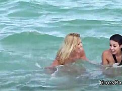 Amateurs are banging at the beach party!
