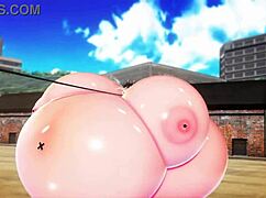 Girl Inflated Like a Balloon in Femdom Scene