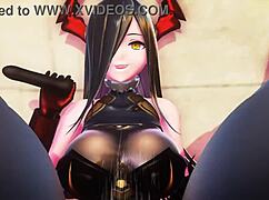 Girl Inflated Like a Balloon in Femdom Scene