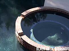 His big black monster cock tastes so good.