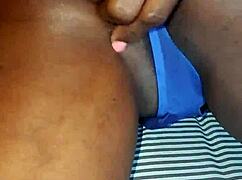 on my way to bed in my blue lingerie to touch myself a little 18+