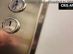 Blackout Spain: Stuck In Elevator, She Fucks Married Neighbor Hard