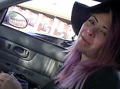 Mali Luna Plays With Her Wet Pussy While Sucking Glory Hole Cock Through A Glory Hole