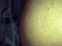 Chocolate dick pounds phat ass with monster cock