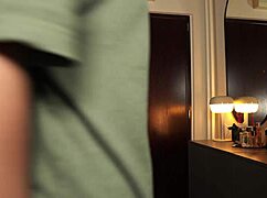 She mounts the dick and sucks relentlessly