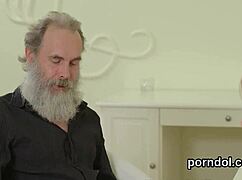 Sweet girl intensely penetrated by older schoolteacher after temptation.