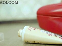 Crushing Makeup with Red High Heels