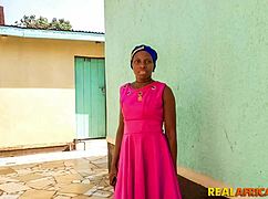 black nigerian dinner lady gets huge ebony cock for lunch