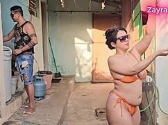 Edjunior Boldly Fucks Me Hard in the Inn After I Called Him for Repair with Big Ass Action