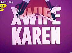 Cum Covers Karen's Body Entirely!