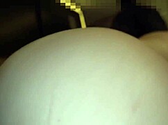 Uncensored beautiful japanese wife with big tits and black hair gets milk pussy and asshole caressed with toys in hotel sexy cosplay