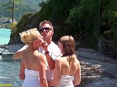Public Family Therapy Turns Into A Wild Beach Orgy