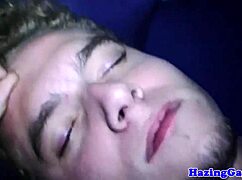Cocksucking twink student gets assfucked