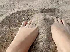 I tease my feet lover with these movements