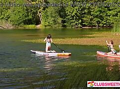 Three Girls Share One Cup At Club Sweethearts.