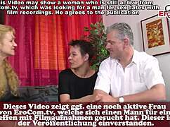 Mature German Couple Tries Threesome Casting with a Woman