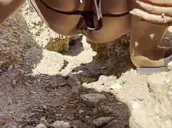 Public Pissing Compilation in Nature Traveling POV Free?